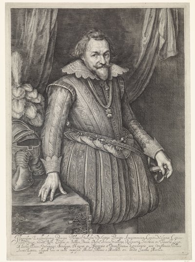 Portre Philip Willem, Orange Prensi by Jacob Matham