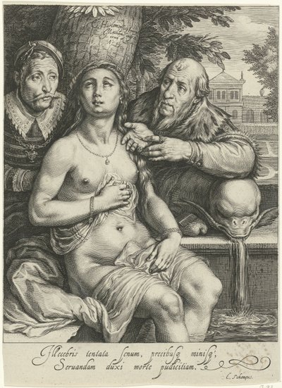 Susanna ve Yaşlılar by Jacob Matham