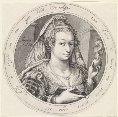 Kalbi yanan Venüs Venüs, Bacchus ve Ceres (dizi başlığı) by Jacob Matham
