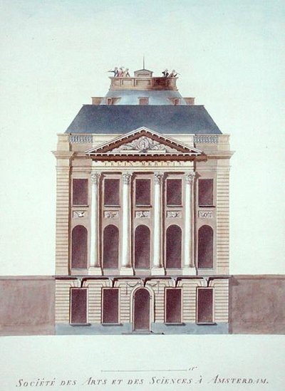 Sanat ve Bilim Derneği, Amsterdam, Pierre Jacques Goetghebuer tarafından 