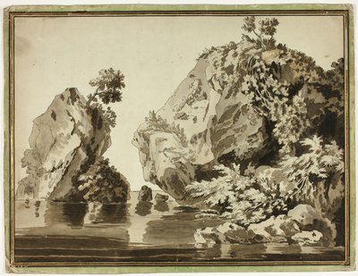 Kayalar ve Su by Jacob Philipp Hackert