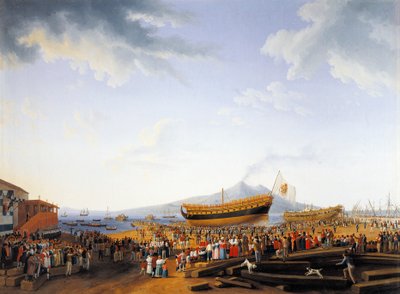 Castellammare di Stabia Tersanesi, Jacob Philipp Hackert by Jacob Philippe Hackert
