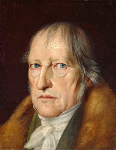 Georg Wilhelm Friedrich Hegel'in (1770-1831) portresi, Schlesinger, Jakob (1792-1855). Tuval üzerine yağlıboya by Jacob Schlesinger