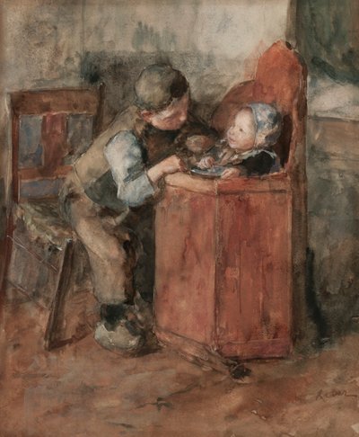 Kardeşçe Aşk (kağıt üzerinde wc) by Jacob Simon Kever