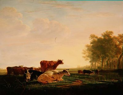 Manzaradaki Sığır by Jacob Van Stry