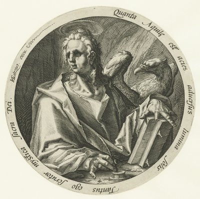 Evangelist John The Four Evangelists (dizi adı) by Jacob de Gheyn (II) (attributed to)