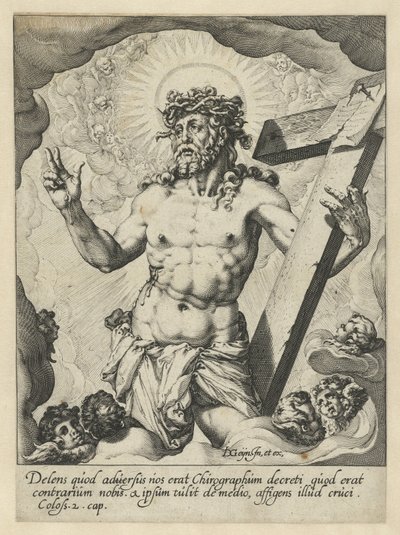 Hüzünlerin Adamı Olarak İsa by Jacob de Gheyn (II) (workshop of)