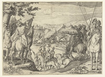 Binicilik Savaşı Binicilik Okulu (dizi başlığı) by Jacob de Gheyn (II) (workshop of)