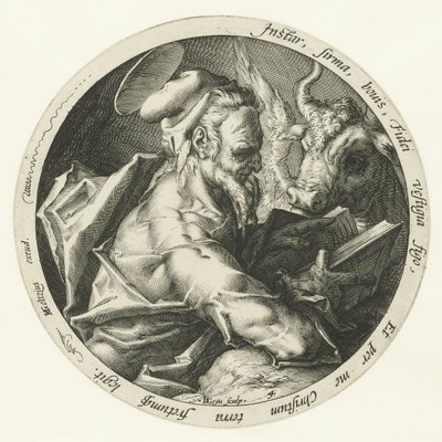 Evangelist Luke The Four Evangelists (dizi adı) by Jacob de Gheyn (II)