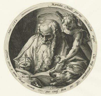 Evangelist Mattheus Dört Evangelist (dizi adı) by Jacob de Gheyn (II)