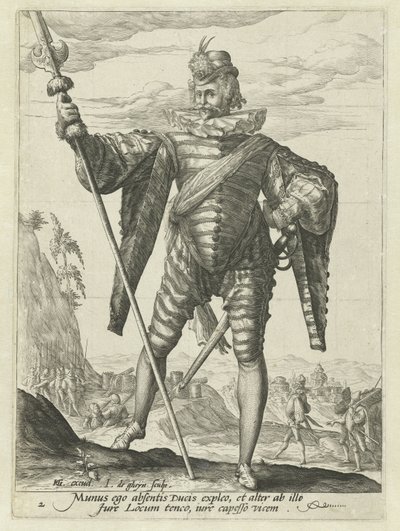 Yarbay Subaylar ve Askerler (dizi adı) by Jacob de Gheyn (II)