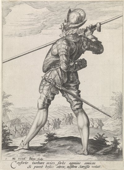 Pieker Subaylar ve Askerler (dizi adı) by Jacob de Gheyn (II)
