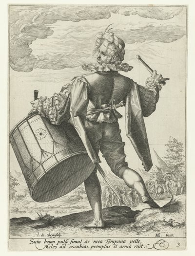 davulcu Subaylar ve Askerler (dizi adı) by Jacob de Gheyn (II)