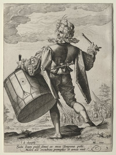 Davulcu, 1587. by Jacob de Gheyn II