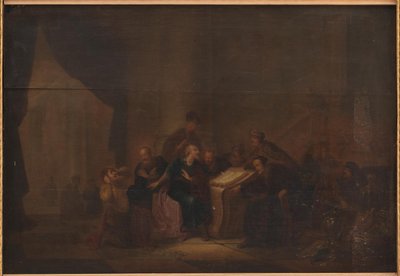 Judas, Tapınaktaki Gümüş Parçaları Atıyor by Jacob de Wet d.Æ.