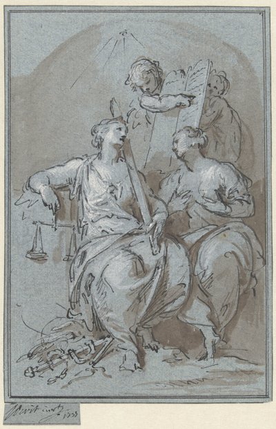 Adalet ve Merhamet by Jacob de Wit