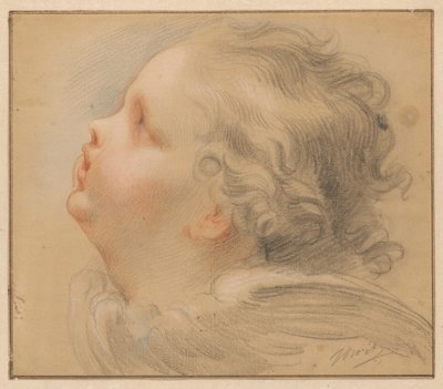 Bir melek başı, solda by Jacob de Wit