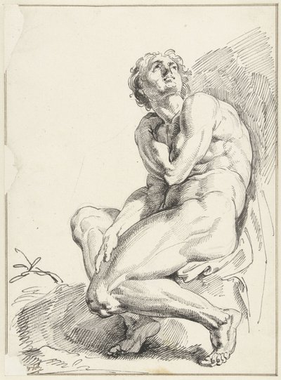 çıplak adam by Jacob de Wit