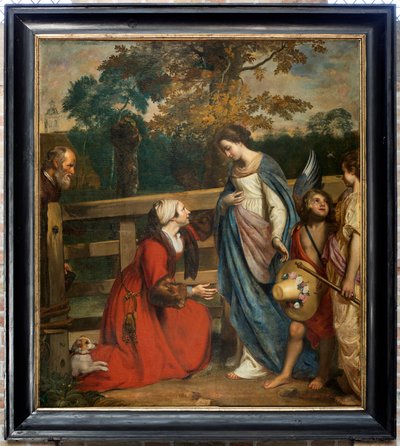 Parish kilisesi (Bizim Leydi Ziyareti Bölge Kilisesi). İç mekan. tablo. "Mary