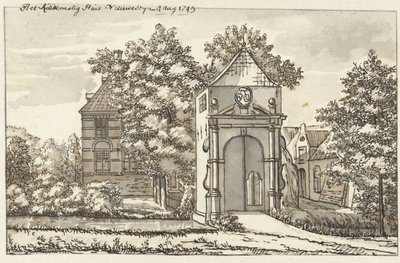 Knightly House Nieuwestijn (nesne üzerindeki başlık) by Jacob van Liender