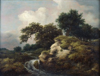 Kumullu ve Küçük Şelaleli Manzara by Jacob van Ruisdael