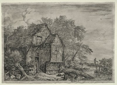 Küçük Köprü. by Jacob van Ruisdael