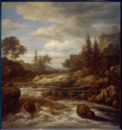 şelale by Jacob van Ruisdael