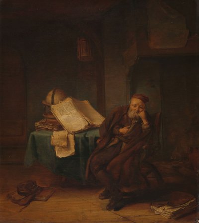 Filozof Çalışma Odasında by Jacob van Spreeuwen