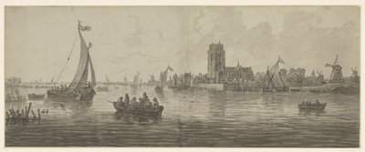 güneybatıdan Dordrecht Görüntüle by Jacob van Strij