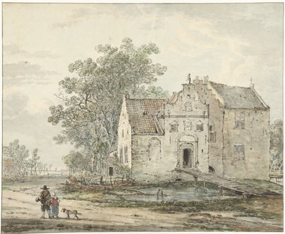 Betuwe'deki IJzendoorn Kalesi by Jacob van Strij