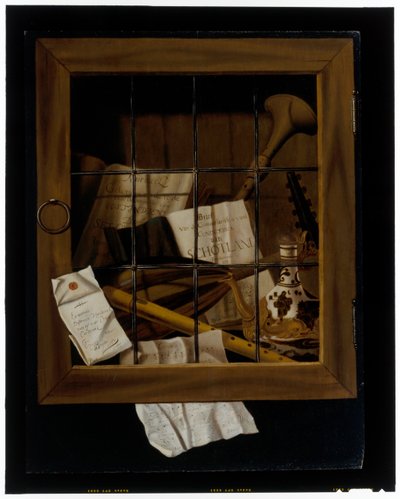 Bir Trompe l'oeil Natürmort by Jacob van Walscapelle