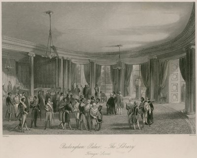 Buckingham Sarayı, Kütüphane, Yabancı Levee by Jacob van der Heyden