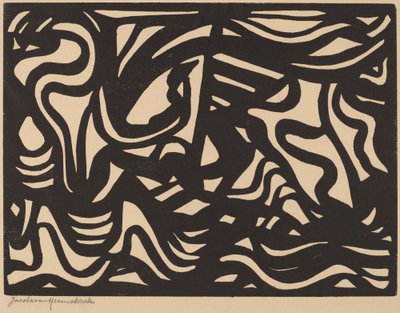 Kompozisyon, 1921. by Jacoba van Heemskerck van Beest