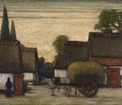 Haycart (tuval üzerine yağlıboya) by Jacobs Smits