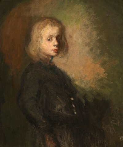 Kobeke Smits (tuval üzerine yağlıboya) by Jacobs Smits