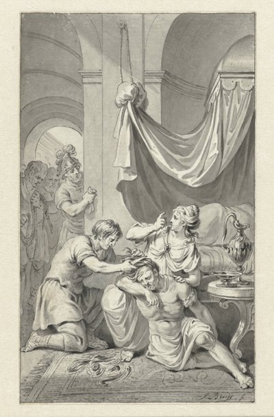 Samson ve Delilah by Jacobus Buys