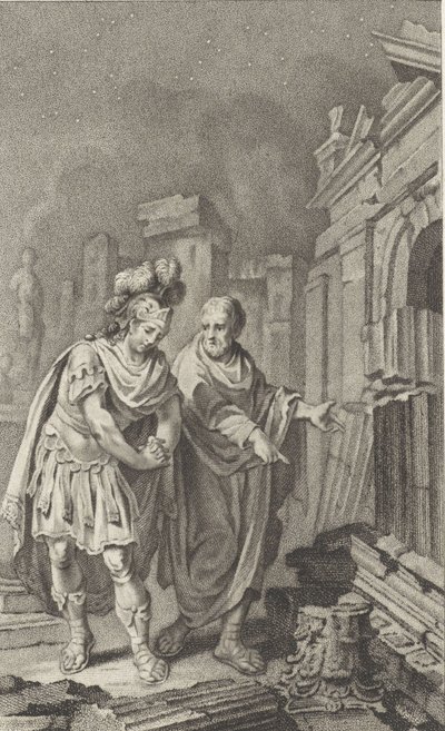 Scipio Aemilianus, Polybius eşliğinde Kartaca harabelerinden önce, 1797. by Jacobus Buys