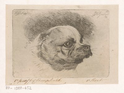 Bir pug başkanı by Jacobus Cornelis Gaal