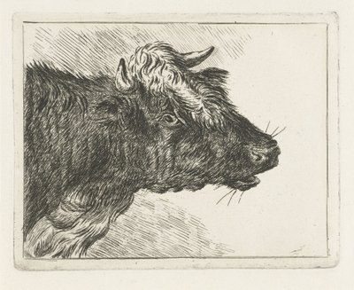 uluyan öküz by Jacobus Cornelis Gaal
