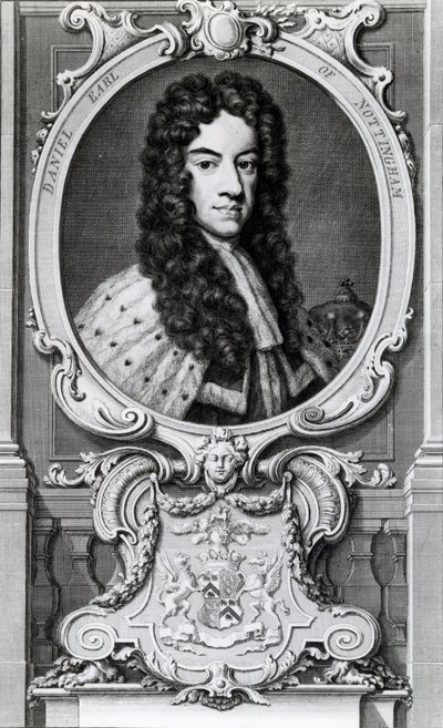Daniel Finch, 2. Nottingham Kontu ve 7. Winchilsea Kontu (1647-1730) by Jacobus Houbraken