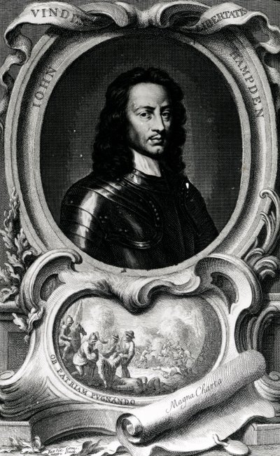 John Hampden, 1740 by Jacobus Houbraken