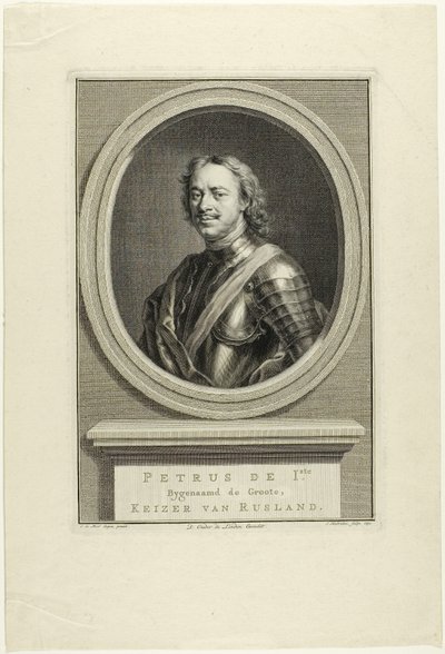 Rusya Kralı I. Petro by Jacobus Houbraken