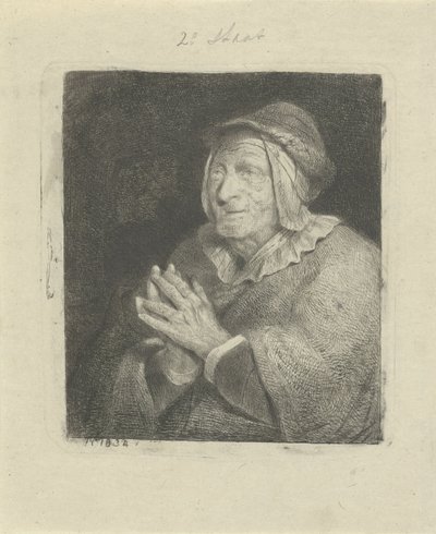 Yaşlı kadın by Jacobus Ludovicus Cornet