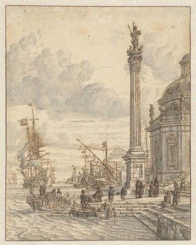 İtalyan limanı by Jacobus Storck