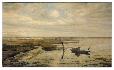 Putte yakınında bataklık (panelde yağ) by Jacobus Vrel or Frel