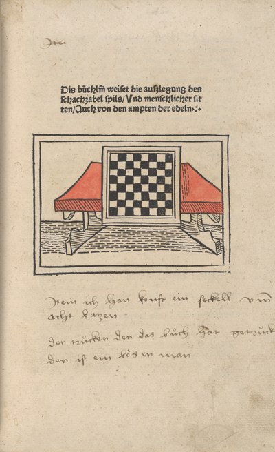 Satranç Kitabı, 1483. by Jacobus de Cessolis