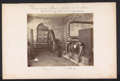 Santrifüj pompalı buhar pompa istasyonu / Kralingen den 14 Mayıs 1869 (nesne üzerindeki başlık) Rotterdam