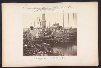 Santrifüj pompalı alt buhar pompa istasyonu / Kralingen den 26 Ekim 1868 (nesne üzerindeki başlık) Rotterdam