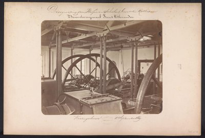 Bovenstoom pompa istasyonu Prins Alexander / Kralingscheveer 18 Eylül 1869 (nesne üzerindeki başlık) Rotterdam'ın doğusundaki Schieland'deki göllerin drenajı (nesne üzerinde seri başlığı) by Jacobus van Gorkom jr.