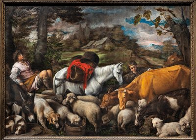 Pastoral (Beyaz At) by Jacopo (1510-92) Bassano